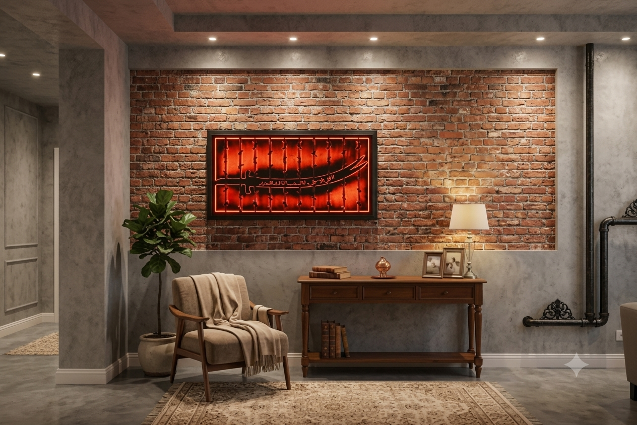 Zulfiqar Metal Wall Art with LED Backlight & acrylic back sheet | Maula Ali Sword Decore | Waterproof outdoor | Heat resistence